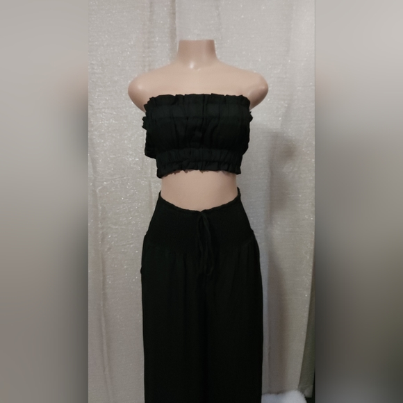 2 pieces set pants outfit new size S. Chiffon fabric. - Picture 6 of 11